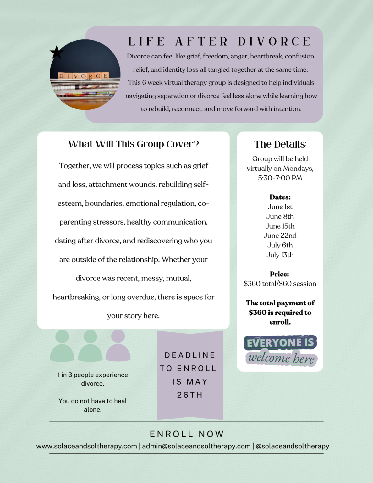 Divorce Therapy Group in Tennessee